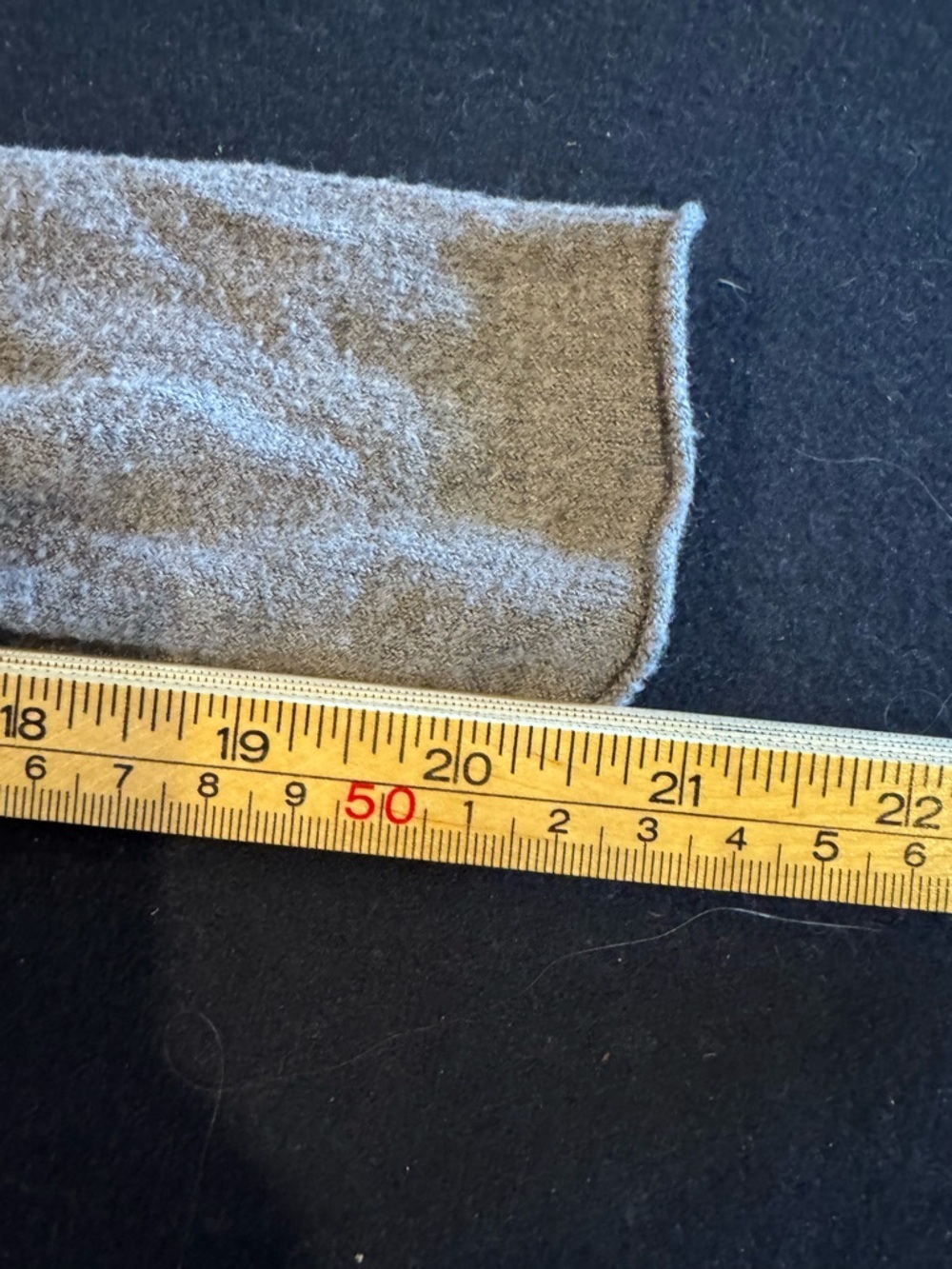 41 Hawthorn Navy and Gray Colorblock Scoop Neck Sweater - Picture 3 of 10